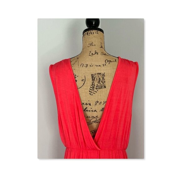 Ultra Beach Deep V Mini Dress Coverup Sz 1X - Picture 6 of 9